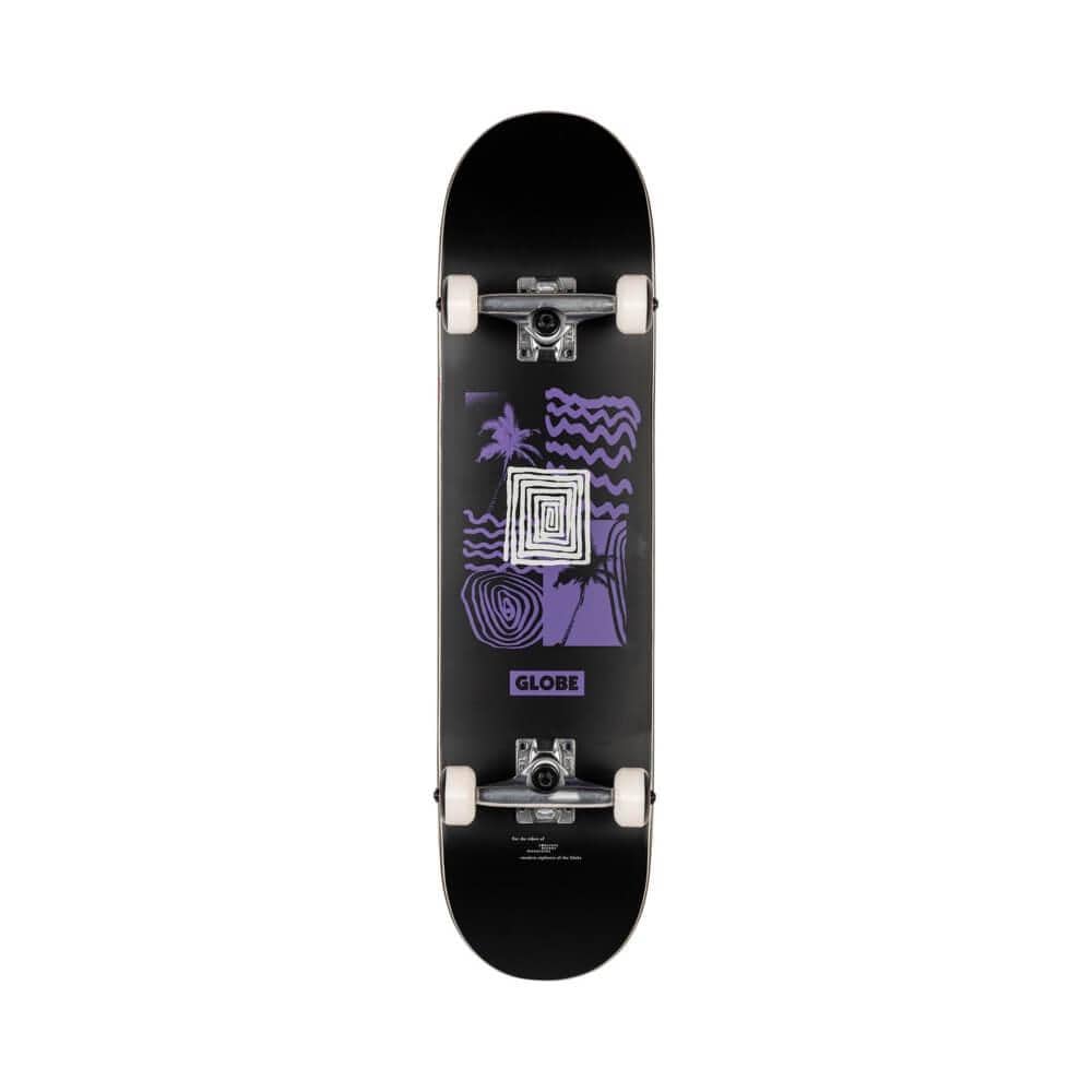 Globe Skateboard Complete G1 Fairweather 7.75" x 31" Black Purple 13.8" WB - 50-50 Skate Shop