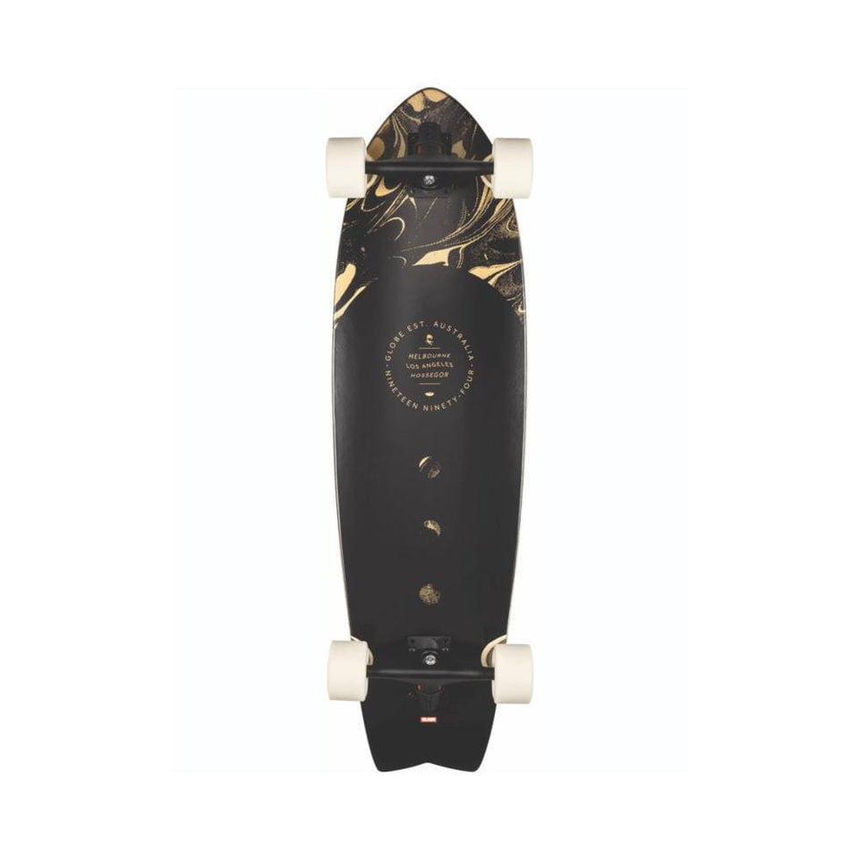 Globe Skateboard Cruiser Complete Chromantic 33" x 9.5" Onshore Lay Day - 50-50 Skate Shop