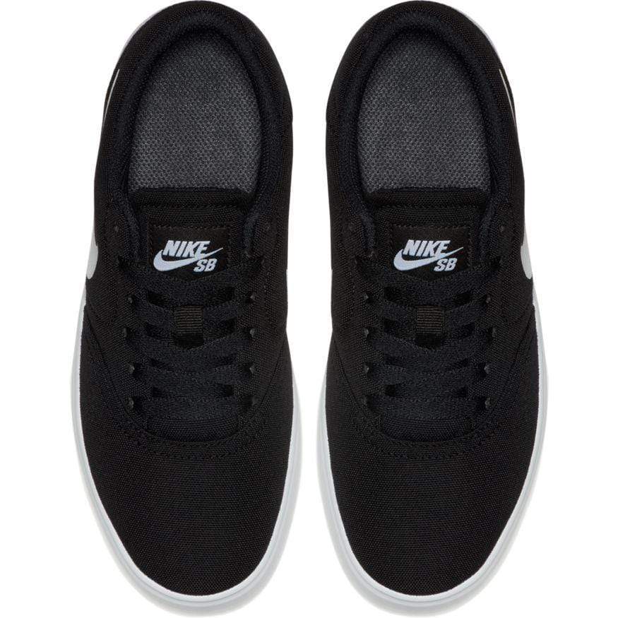 Nike SB Kids Skate Check Canvas (GS) Black White - 50-50 Skate Shop