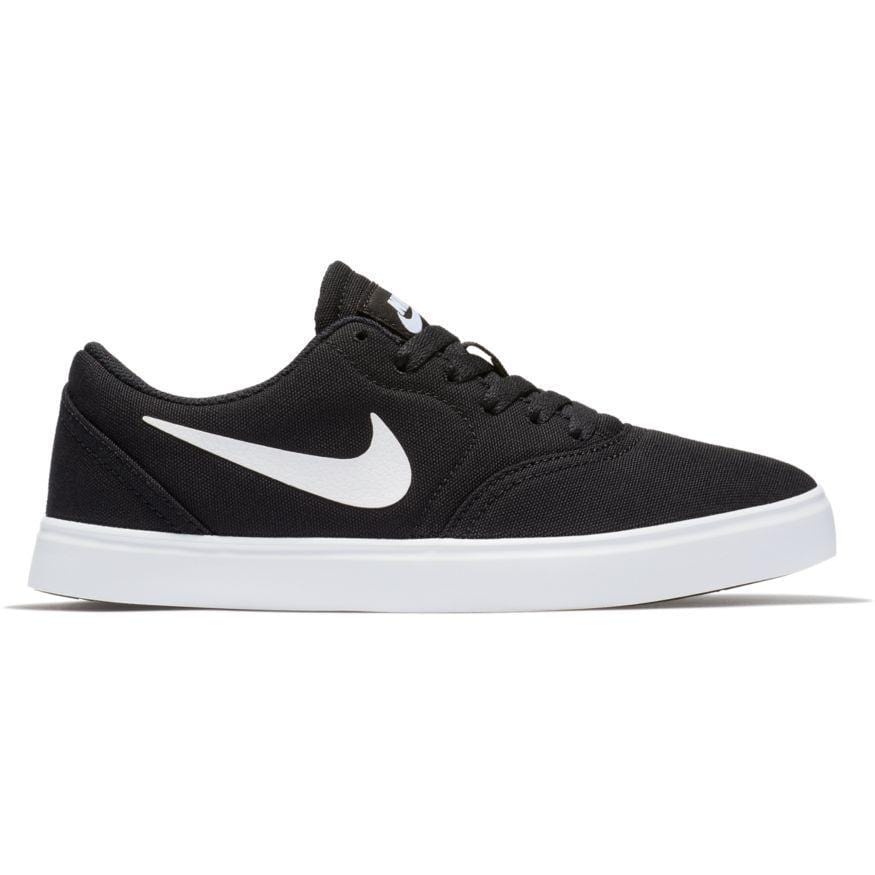 Nike SB Kids Skate Check Canvas (GS) Black White - 50-50 Skate Shop
