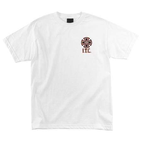 Independent Pennant Tee White - 50-50 Skate Shop