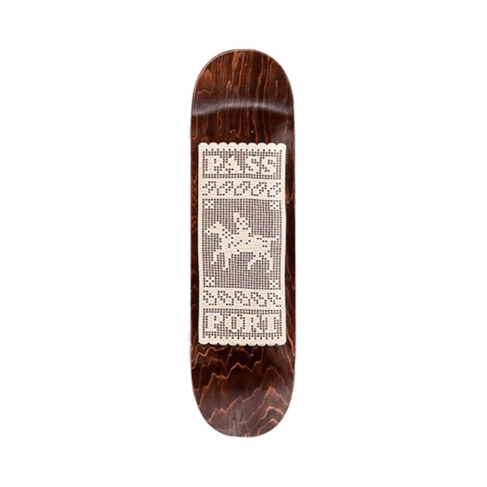 Passport Skateboard Deck Doily Series 8.125" x 31.6" Horse 14.25" WB - 50-50 Skate Shop