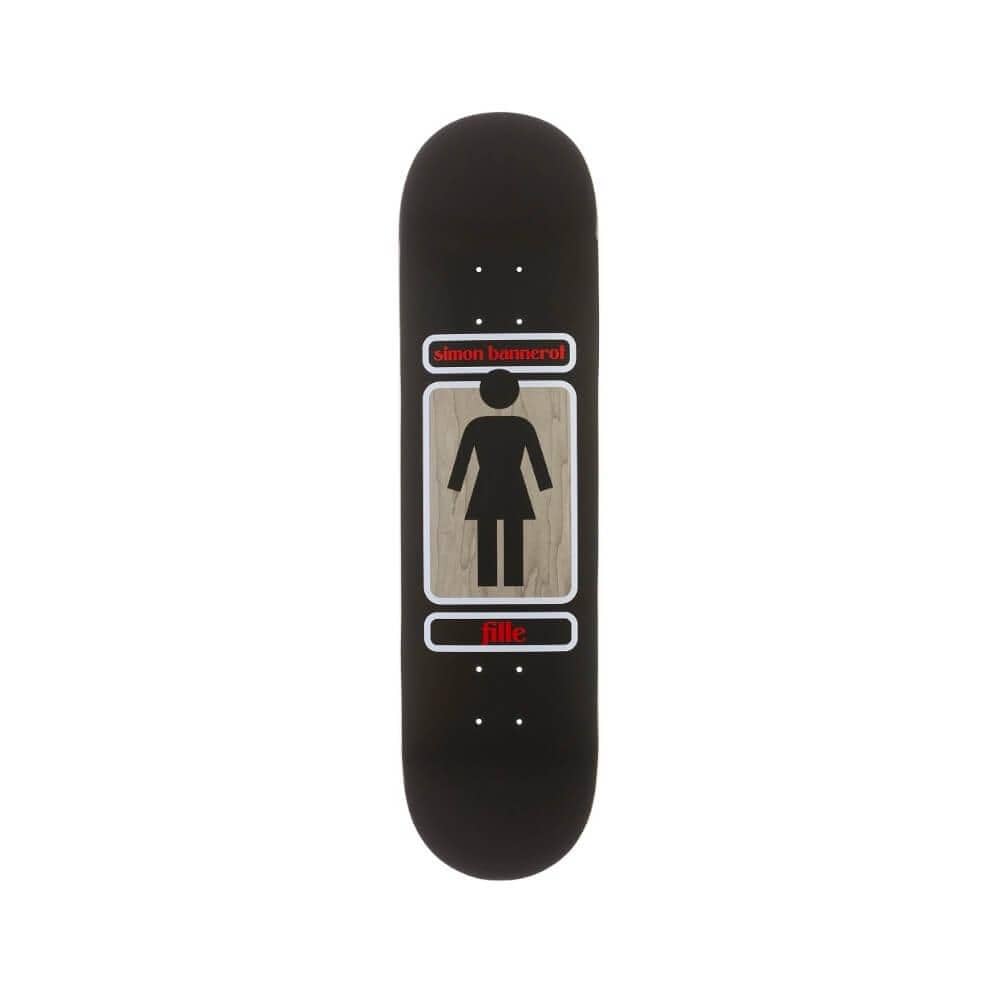 Girl Skateboard Deck 93 Til WR41 Simon Bannerot 8.25" x 31.75" Black 14" WB - 50-50 Skate Shop