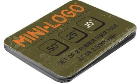 Mini Logo .1" Rubber Riser Pads - 50-50 Skate Shop