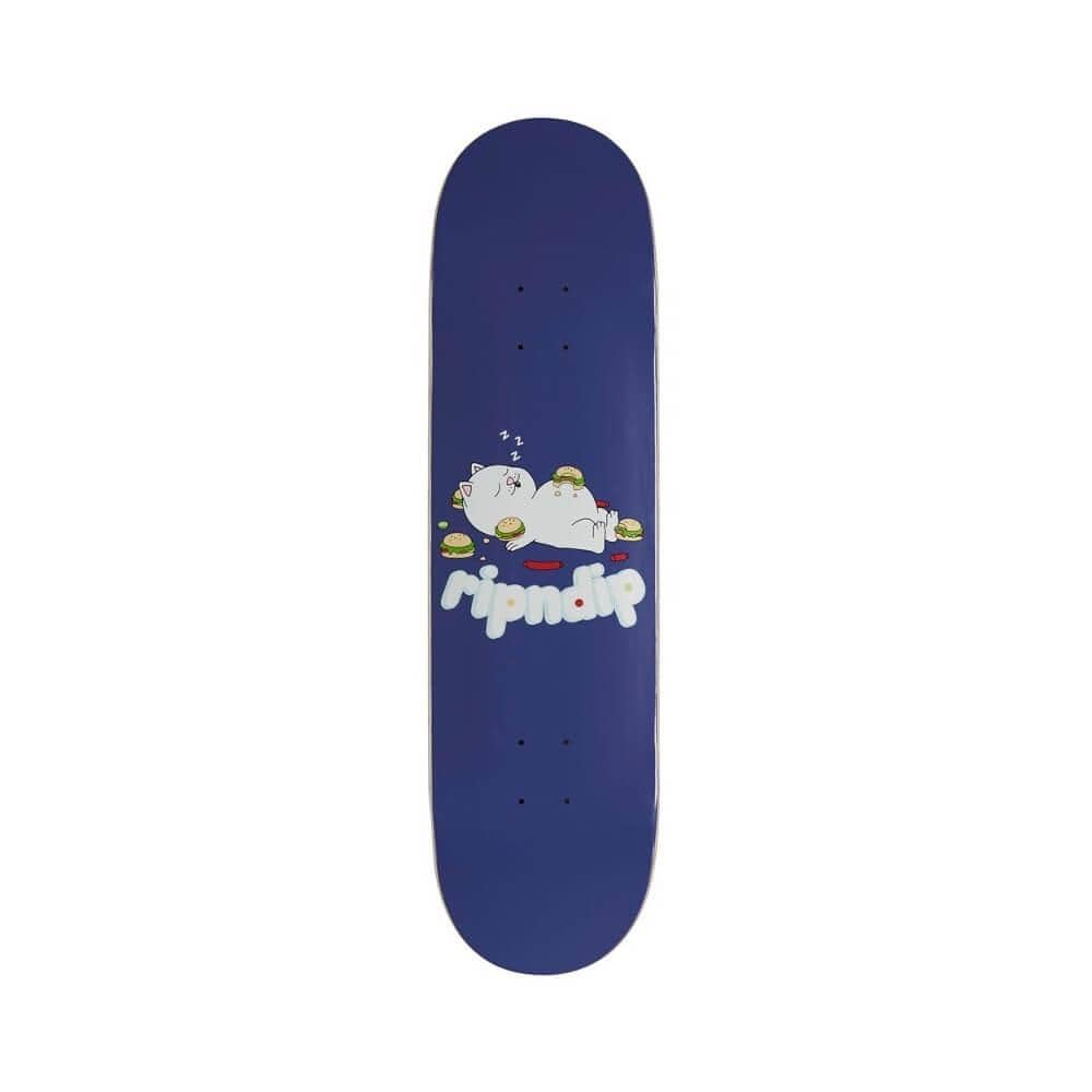 Ripndip Skateboard Deck Fat Hungry Baby 8.0" x 31.875" Purple 14.25" WB - 50-50 Skate Shop