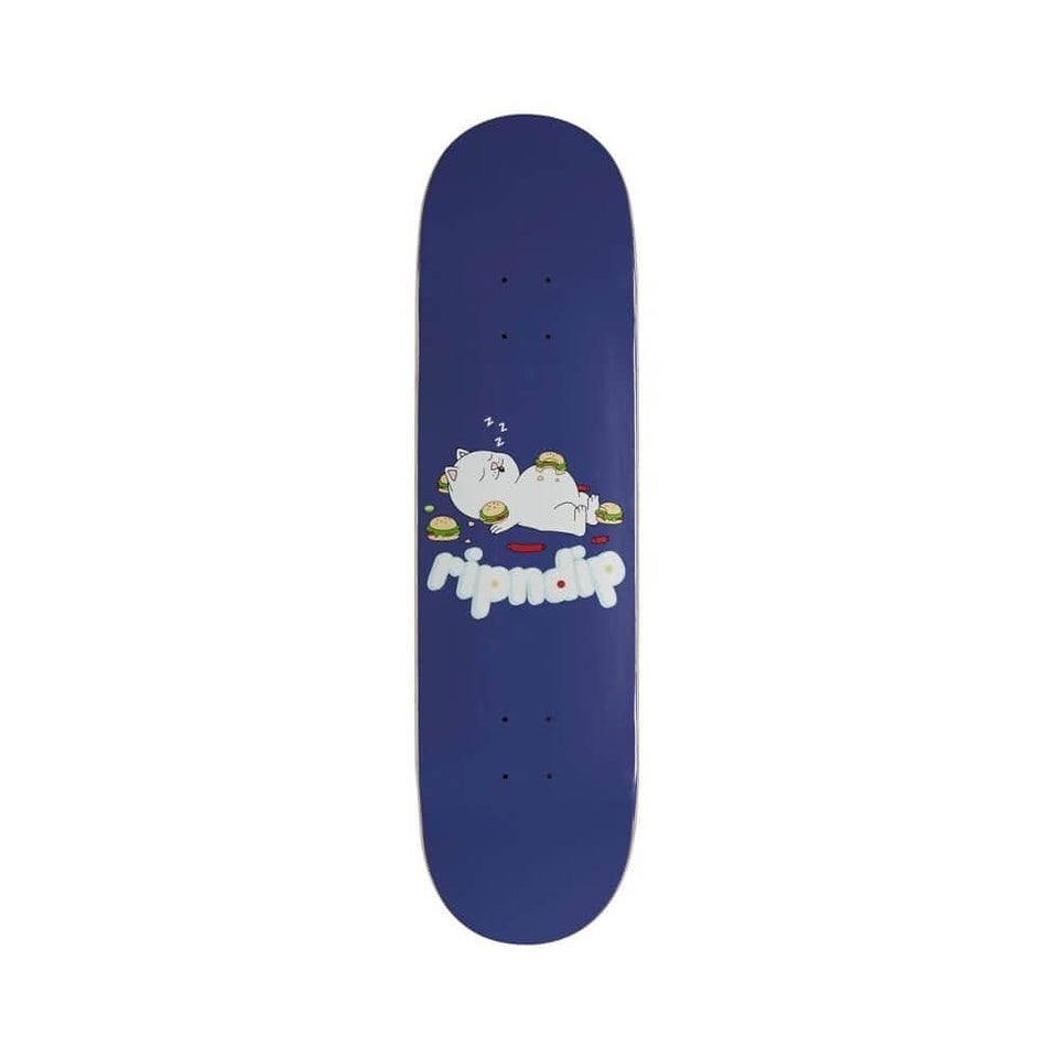 Ripndip Skateboard Deck Fat Hungry Baby 8.0" x 31.875" Purple 14.25" WB - 50-50 Skate Shop