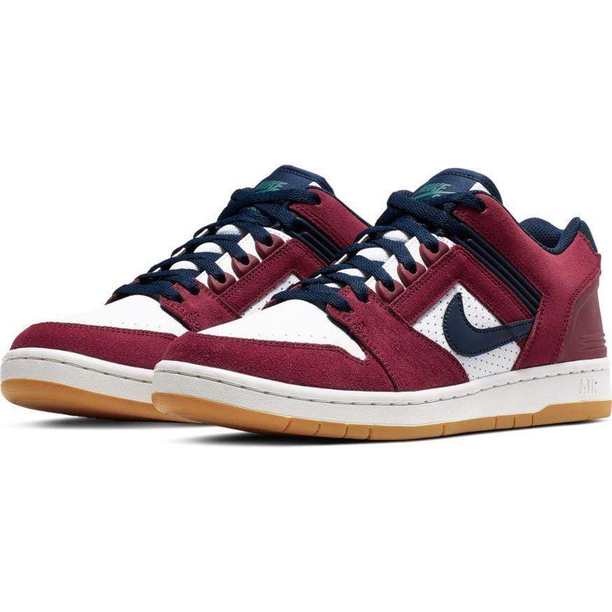 Nike SB Air Force II Low Team Red Obsidian White Summit White - 50-50 Skate Shop