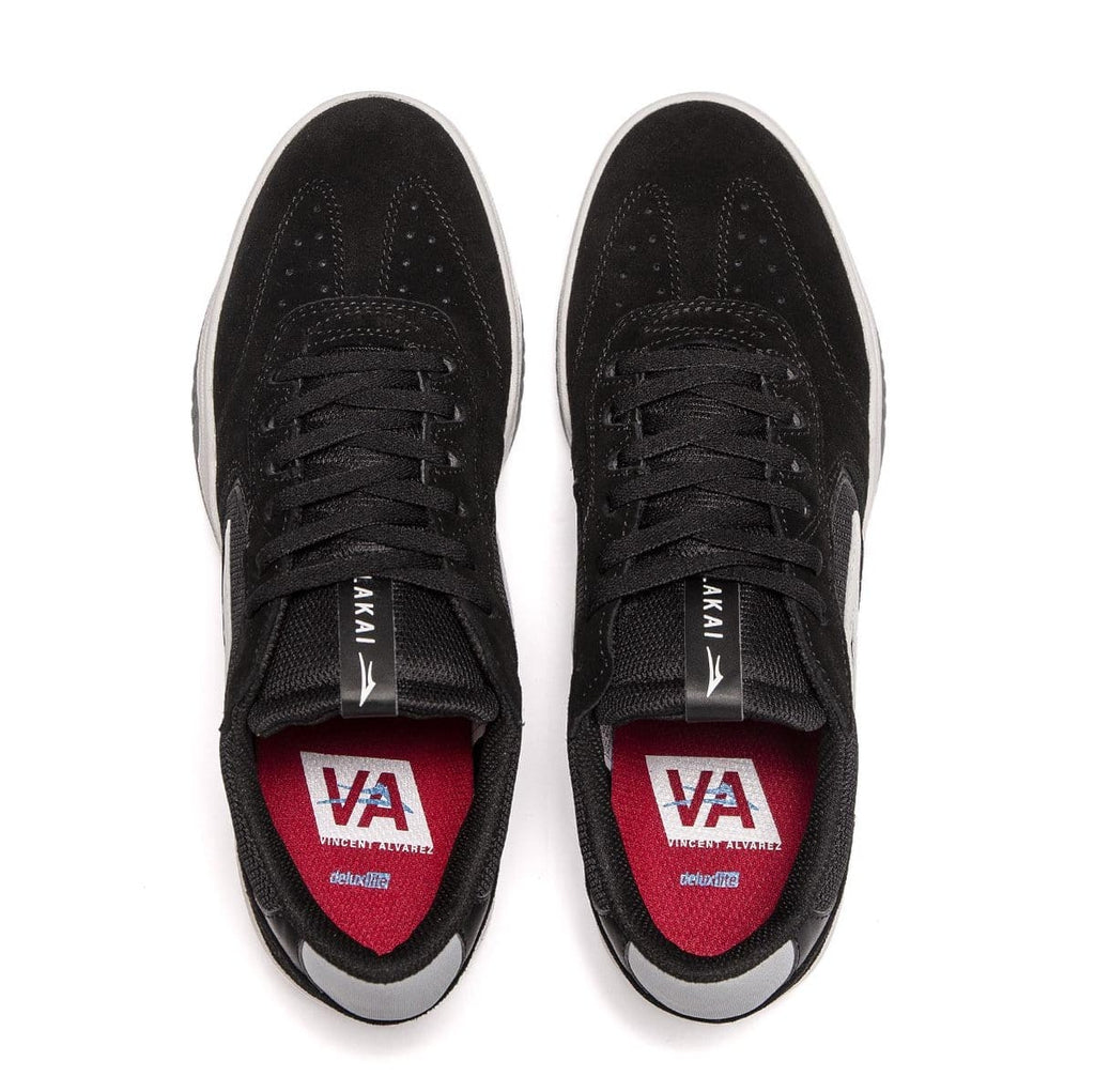 Lakai Atlantic Black Light Grey Suede - 50-50 Skate Shop