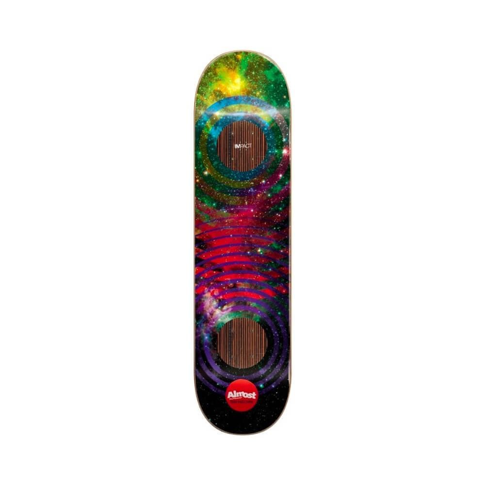 Almost Skateboard Deck Space Rings Impact 8.25" x 31.9" Yuri Facchini 14.25" WB - 50-50 Skate Shop