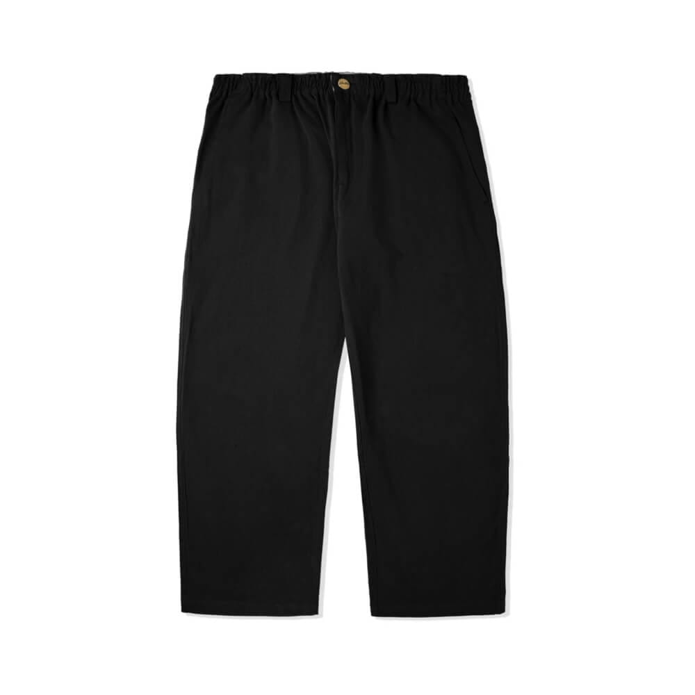 Butter Goods Wide Leg Pants Black - 50-50 Skate Shop