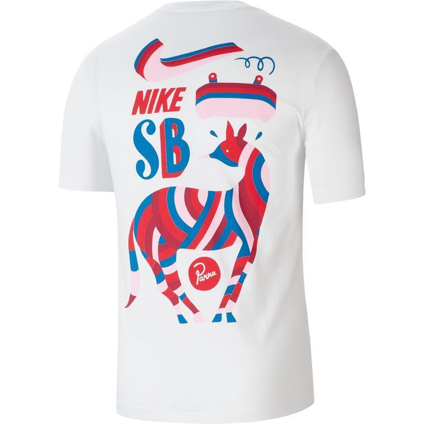 Nike SB x Parra Quick Strike Pocket Tee White - 50-50 Skate Shop