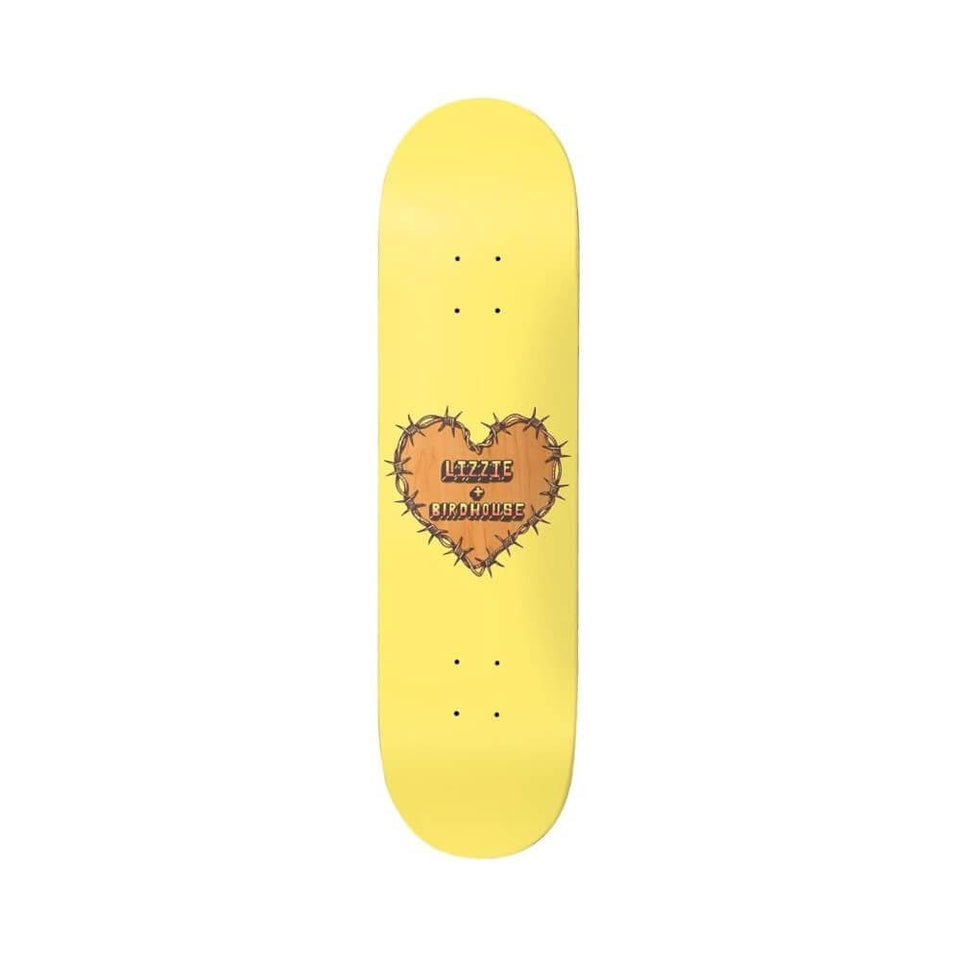 Birdhouse Skateboard Deck Heart Protection Armanto 8.0" x 31.8" Cream 14.375" WB - 50-50 Skate Shop