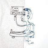 WKND Fuck Johan Long Sleeve Tee Heather Grey - 50-50 Skate Shop