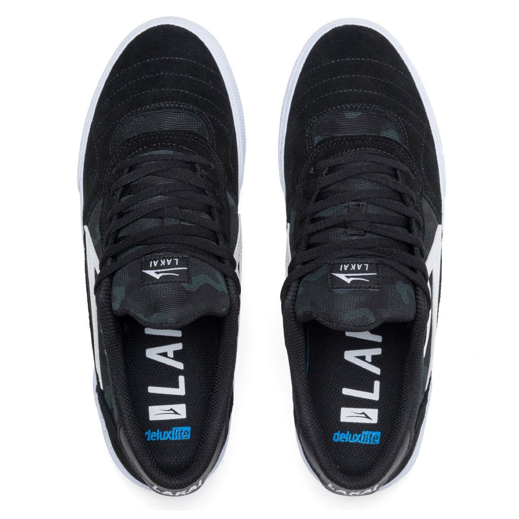 Lakai Cambridge Black Green Camo Suede - 50-50 Skate Shop