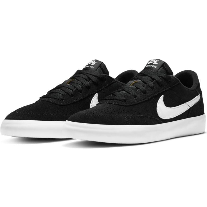 Nike SB Heritage Vulc Black White - 50-50 Skate Shop