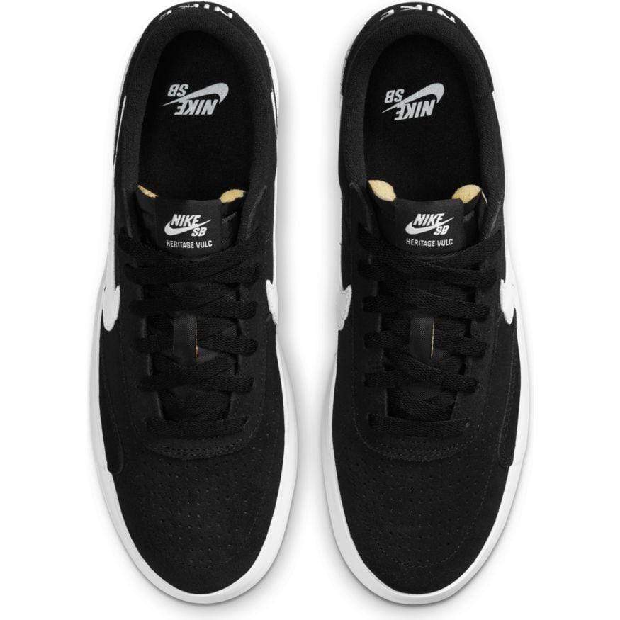Nike SB Heritage Vulc Black White - 50-50 Skate Shop