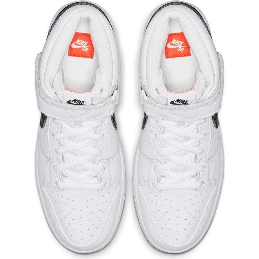 Nike SB Dunk Mid Pro ISO Orange Label White Black White Gum Light Brown - 50-50 Skate Shop