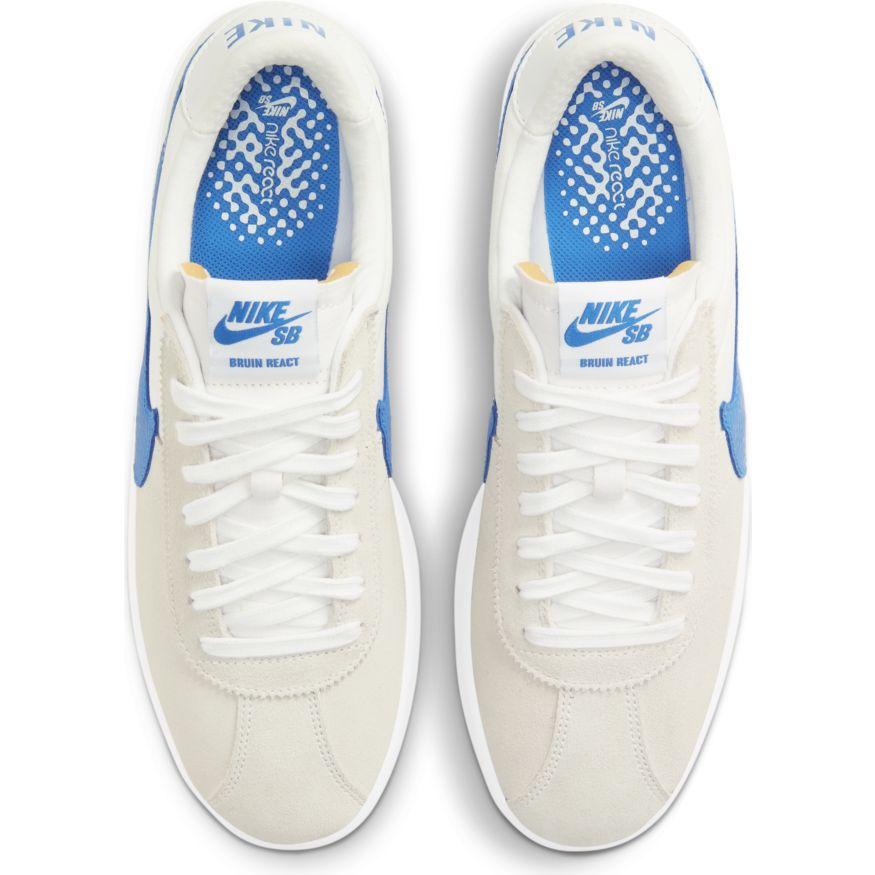 Nike SB Bruin React Summit White Signal Blue Summit White - 50-50 Skate Shop