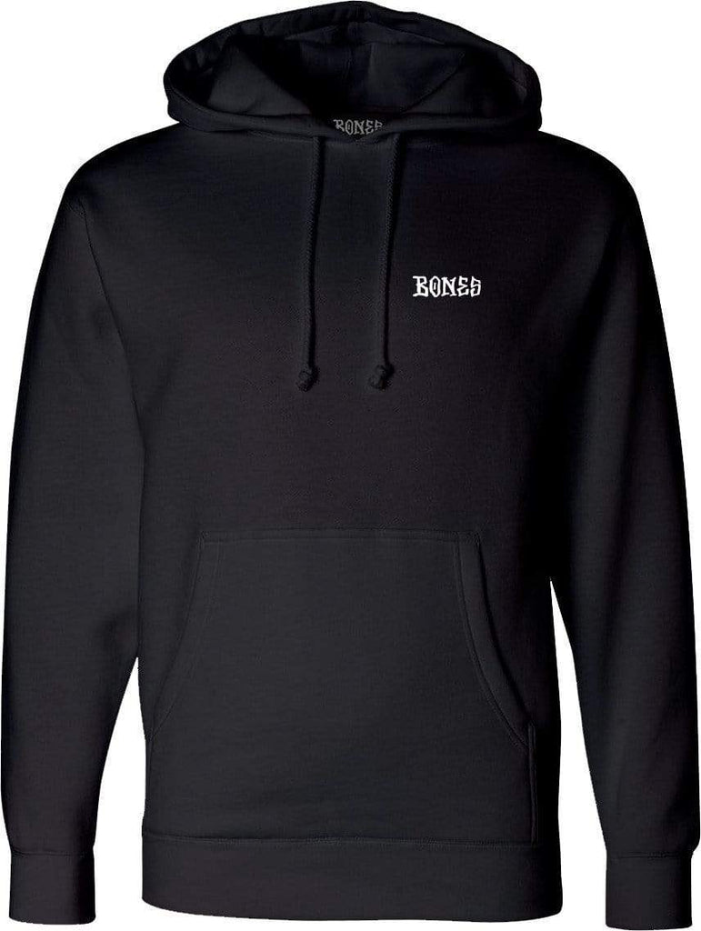 Bones Wheels Hoodie Mikey Black - 50-50 Skate Shop