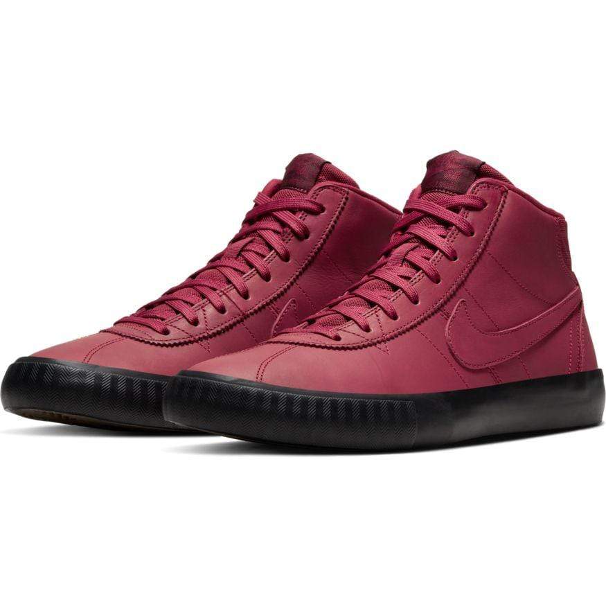 Nike SB Bruin Hi ISO Orange Label Team Red Night Maroon Black - 50-50 Skate Shop