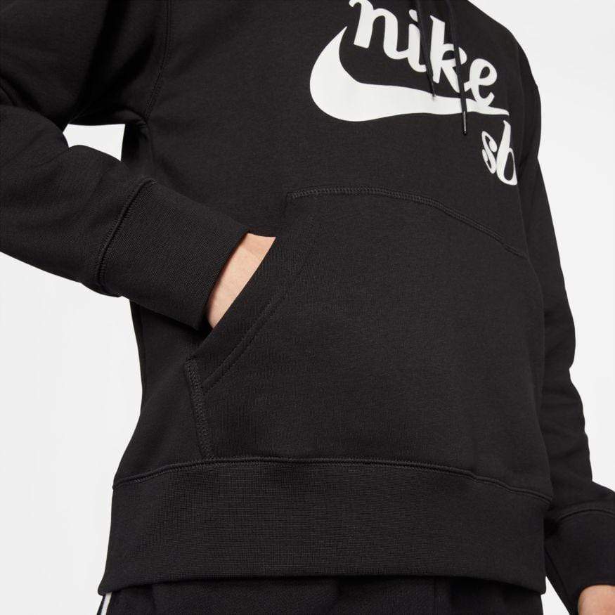 Nike SB Skate Craft Hoodie Black White - 50-50 Skate Shop