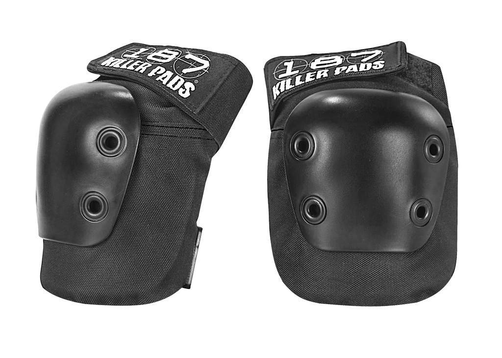 187 Knee Elbow Pads Combo Pack Black - 50-50 Skate Shop
