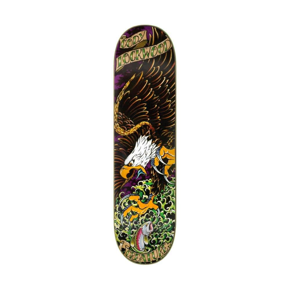 Creature Skateboard Deck Lockwood Beast Of Prey 8.25" x 32.04"  14.353" WB - 50-50 Skate Shop