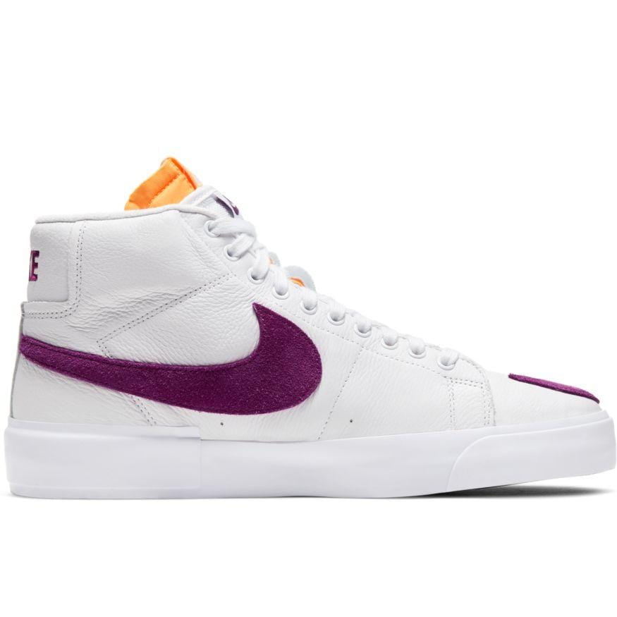 Nike SB Zoom Blazer Mid Edge White Viotech White - 50-50 Skate Shop