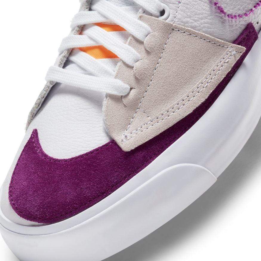 Nike SB Zoom Blazer Mid Edge White Viotech White - 50-50 Skate Shop