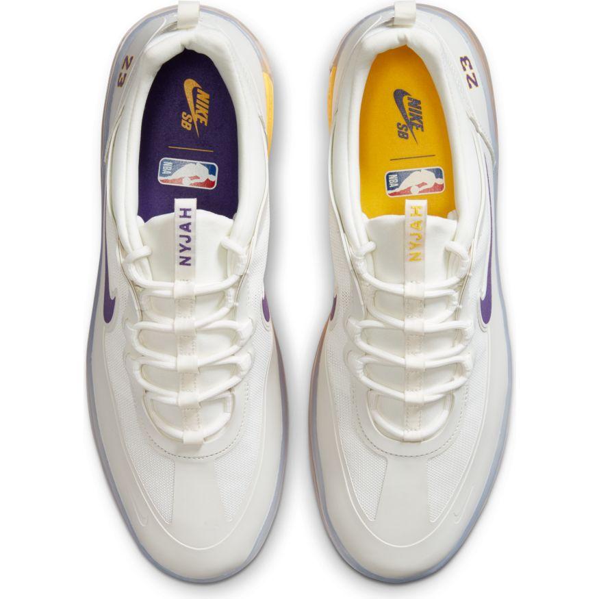 Nike SB x NBA LeBron James  Nyjah Free 2  Summit White Court Purple Amarillo - 50-50 Skate Shop