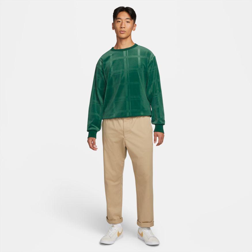 Nike SB Plaid Skate Crew Noble Green - 50-50 Skate Shop
