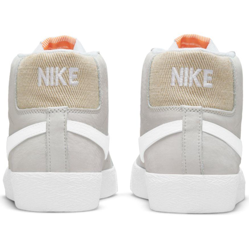 Nike SB Zoom Blazer Mid White White White Summit White - 50-50 Skate Shop