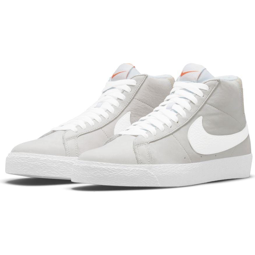 Nike SB Zoom Blazer Mid White White White Summit White - 50-50 Skate Shop