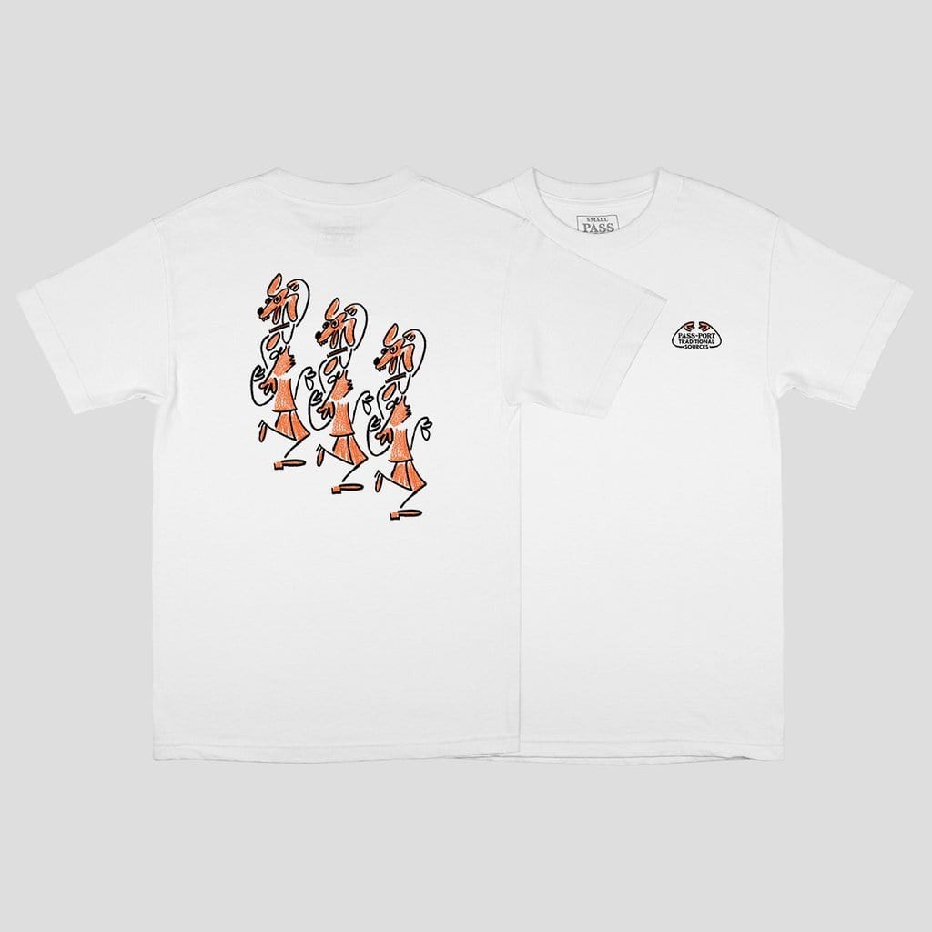 Passport Dancing Steps Tee White - 50-50 Skate Shop