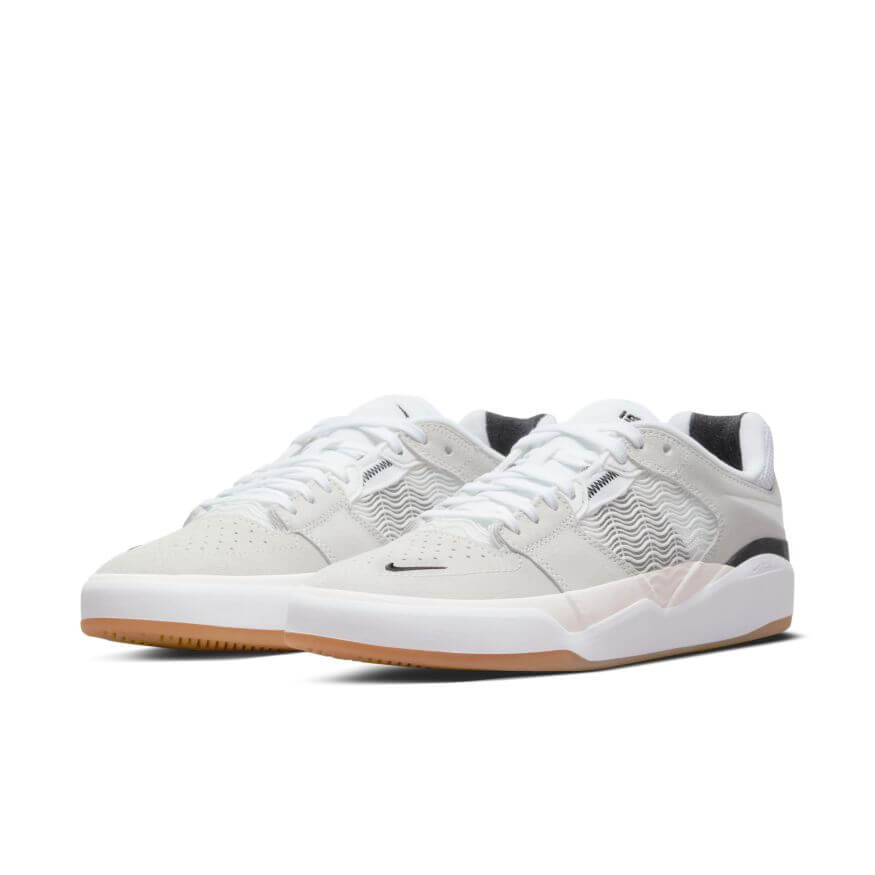 Nike SB Ishod Wair White Summit White BlackWhite - 50-50 Skate Shop
