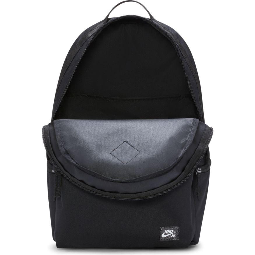 Nike SB Icon Backpack Black Black White - 50-50 Skate Shop