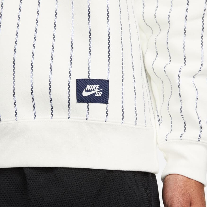 Nike SB Skate Novelty Crew White Sail Midnight Navy Sail - 50-50 Skate Shop