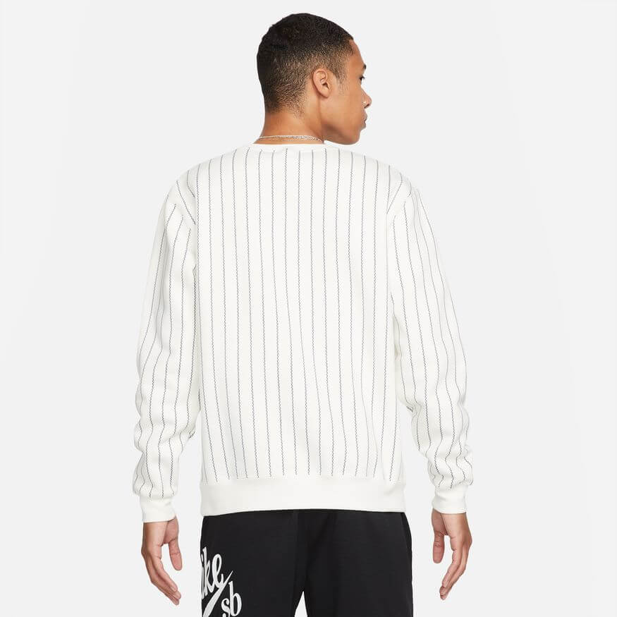 Nike SB Skate Novelty Crew White Sail Midnight Navy Sail - 50-50 Skate Shop