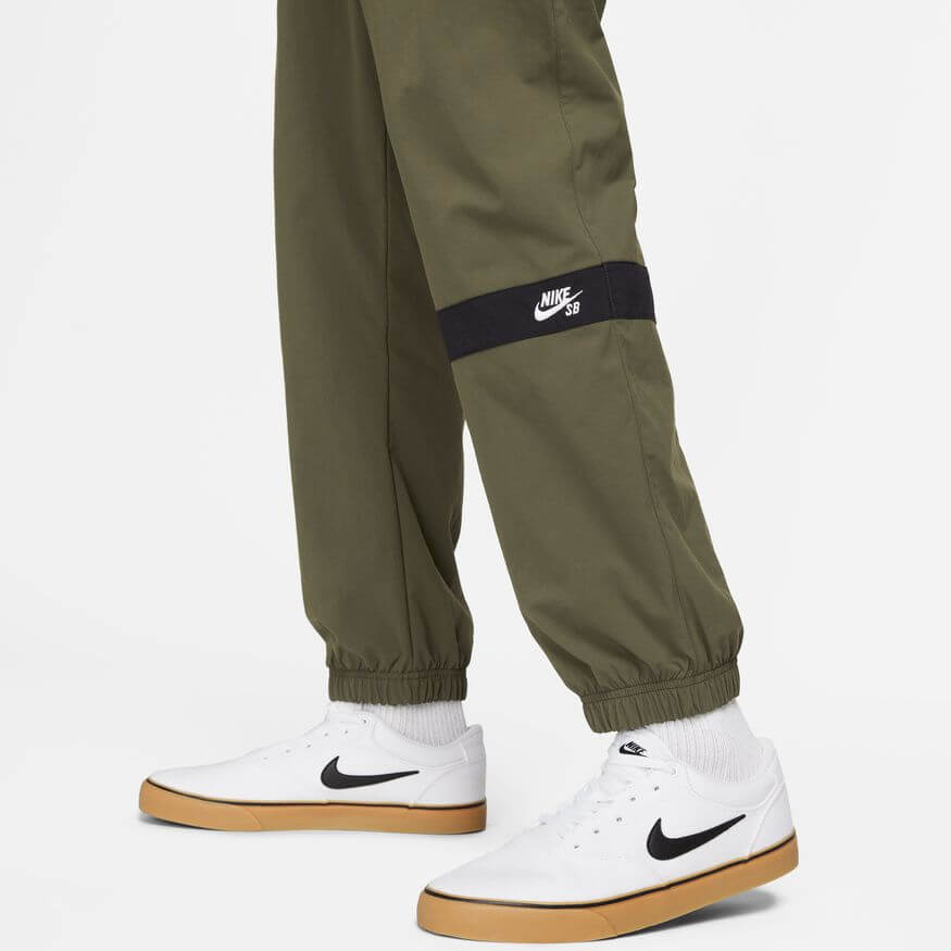 Nike SB - Essentials Skate Track Pants Cargo Khaki Black - 50-50 Skate Shop