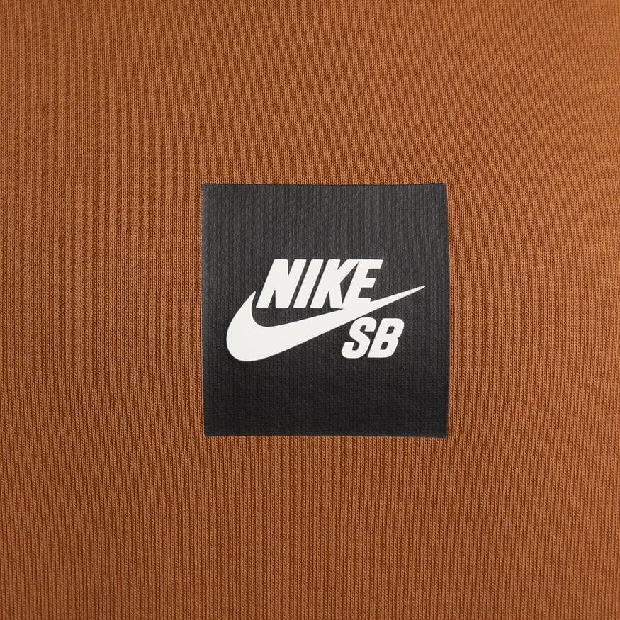 Nike SB Fleece Skate Hoodie Box Logo - Ale Brown - 50-50 Skate Shop