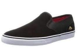 Emerica Mens Provost Cruiser Slip Black White - 50-50 Skate Shop