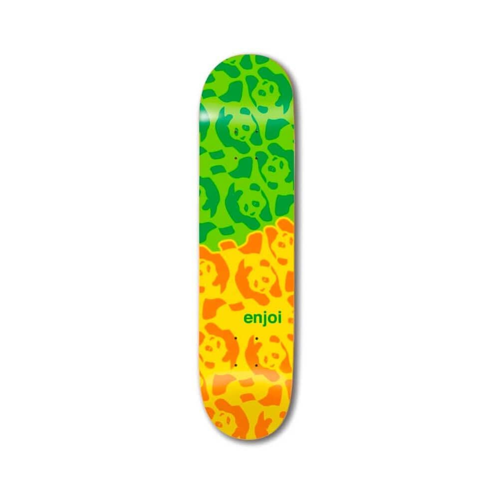 Enjoi Skateboard Deck Cornacopia HYB 8.0" x 31.5" Yellow Green 14" WB - 50-50 Skate Shop