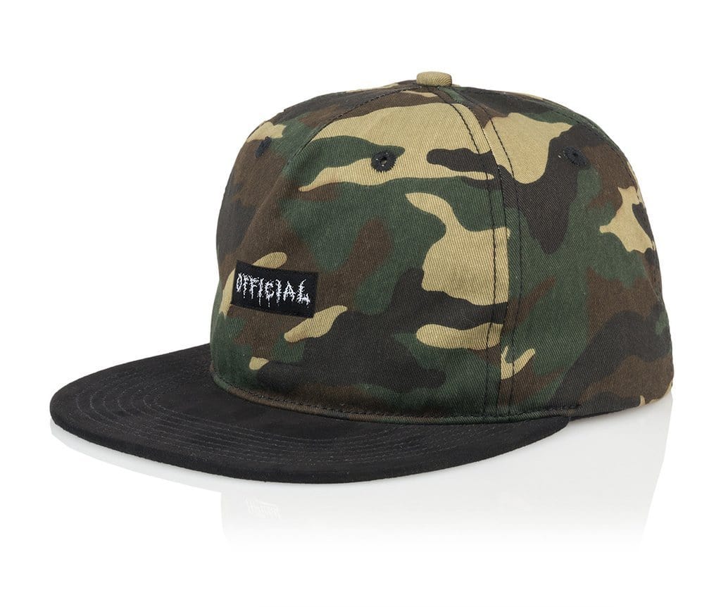 Official Cap JT Montgomery Camo Black - 50-50 Skate Shop