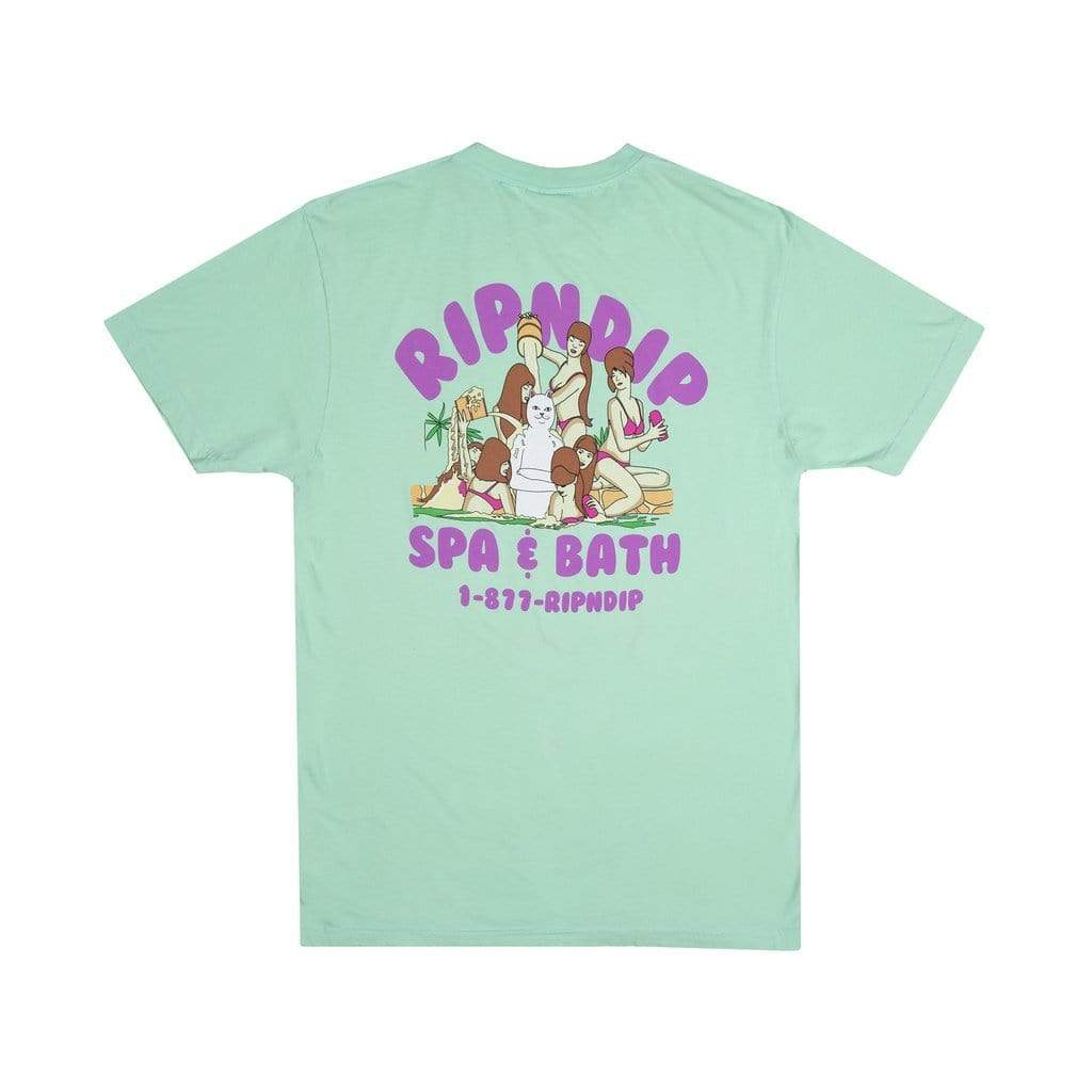 Ripndip Spa Day Tee Light Mint - 50-50 Skate Shop