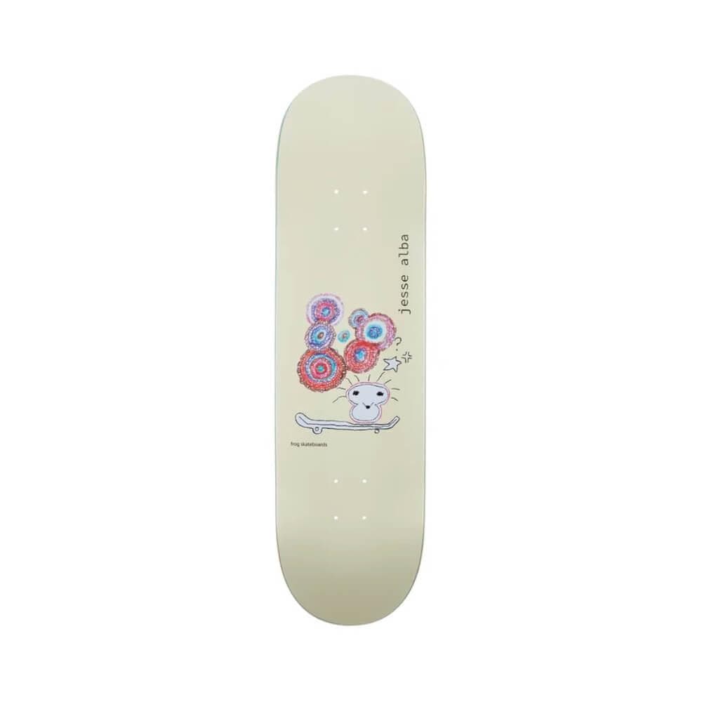 Frog Skateboard Deck Jesse Alba 8.6" x 32.125" Cream 14.3" WB - 50-50 Skate Shop