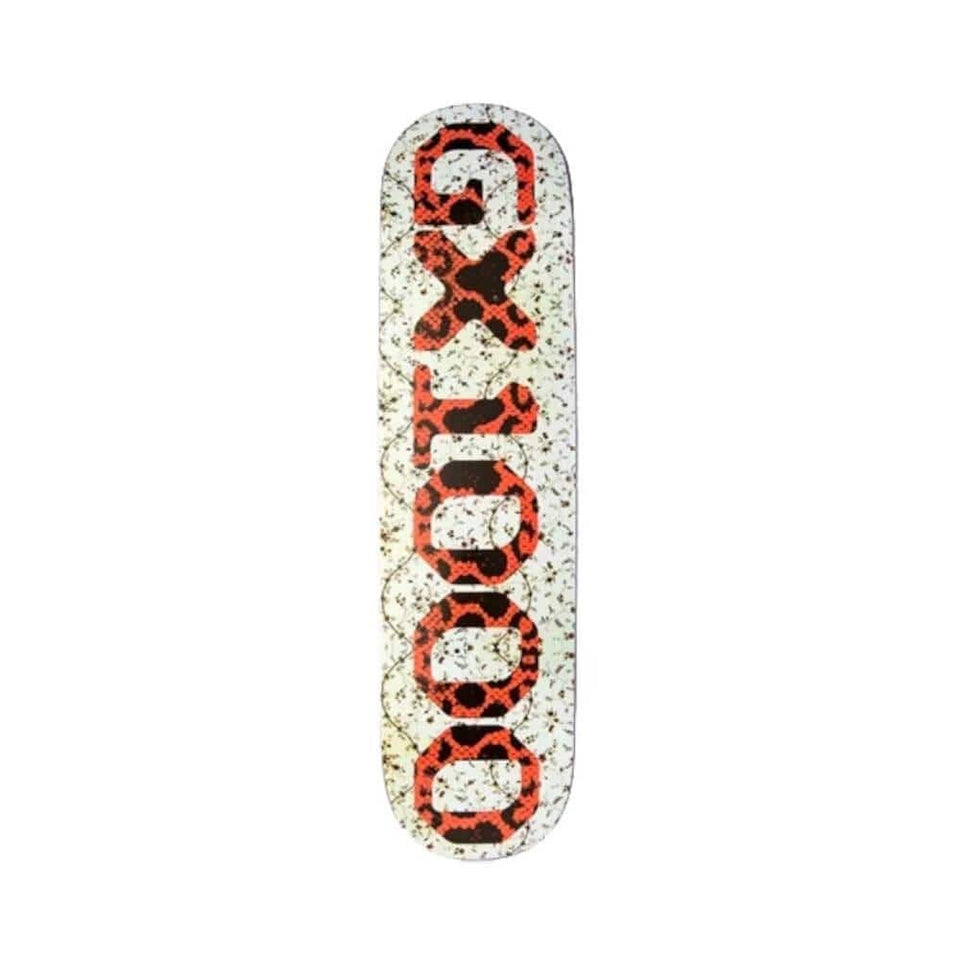 GX1000 Skateboard Deck OG Scales 8.25" x 31.5" Red 14.15" WB - 50-50 Skate Shop