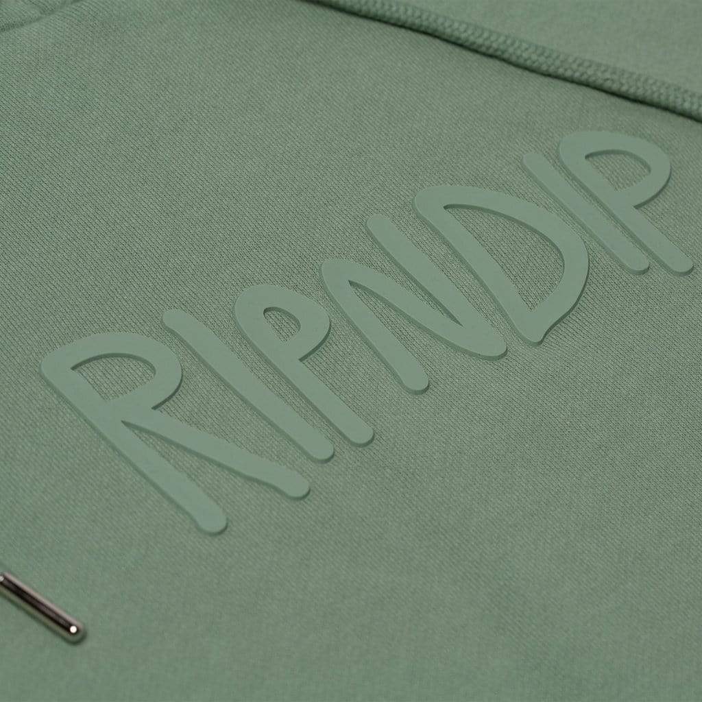 Ripndip Hoodie Rubber Logo Sage - 50-50 Skate Shop