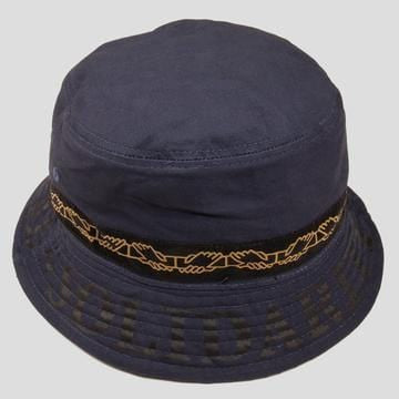 Passport Inter Solid Reversable Bucket Hat Navy - 50-50 Skate Shop