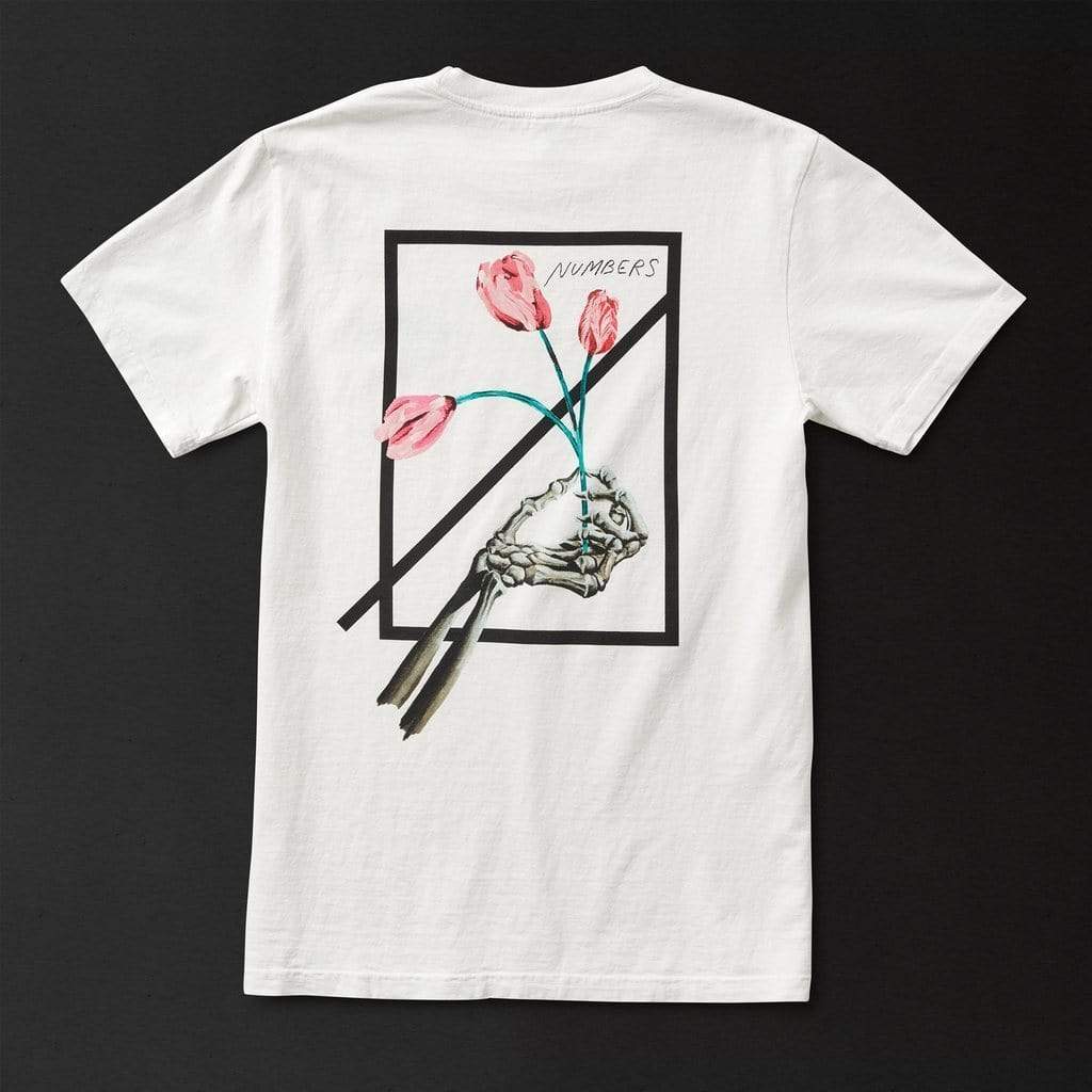 Numbers Edition Othelo Logotype Short Sleeve Tee Off White - 50-50 Skate Shop