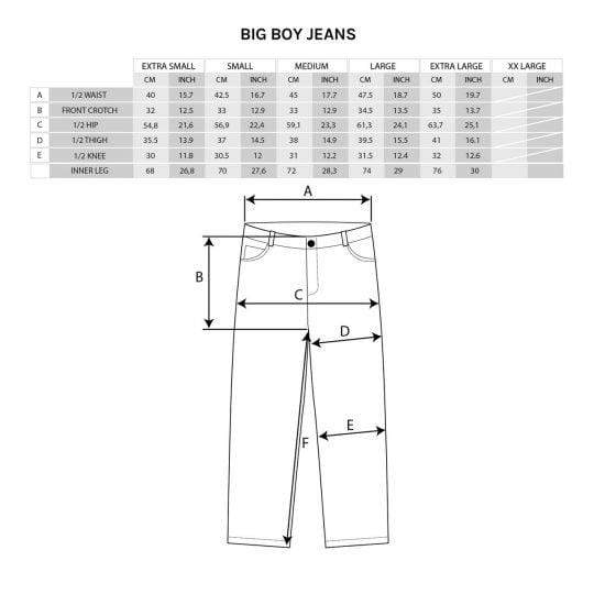 Polar Skate Co Big Boy Jeans Green Black - 50-50 Skate Shop